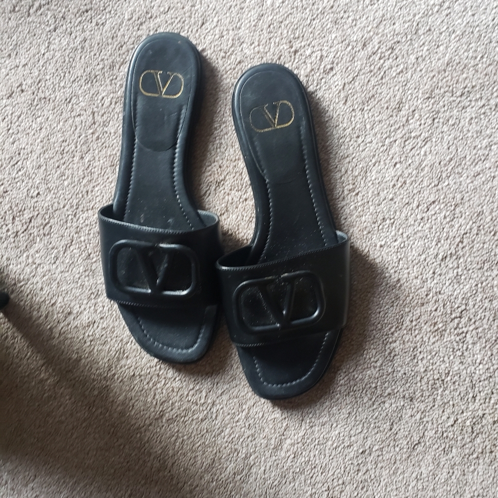 Valentino sandals 38.5 black